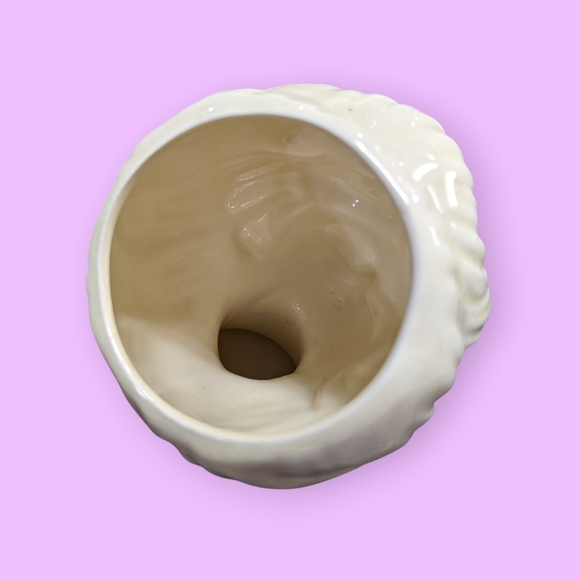 Vintage Ceramic Lady Bust/Head with Yellow Rose - Picture 5 of 9